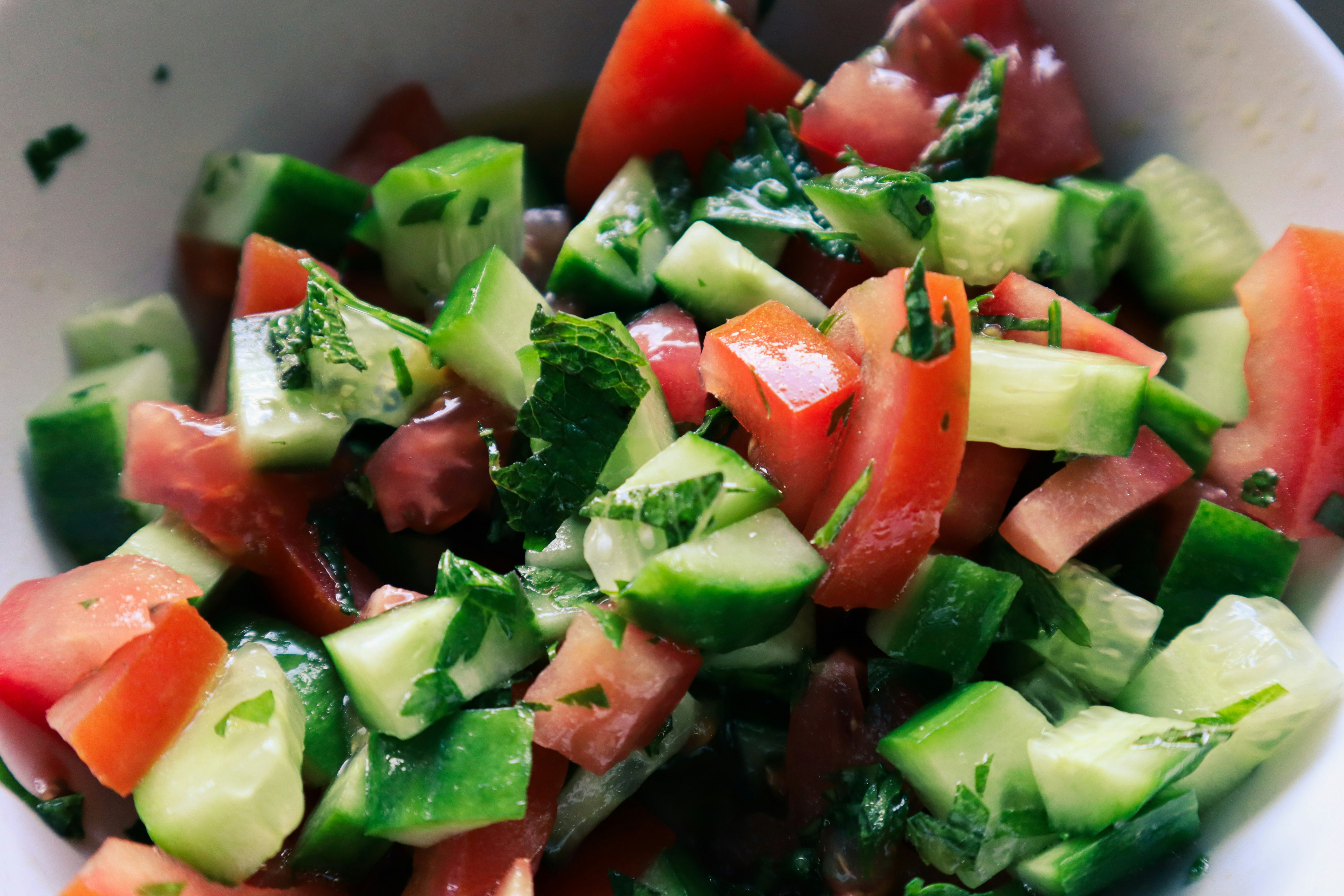 Cucumber and Salad